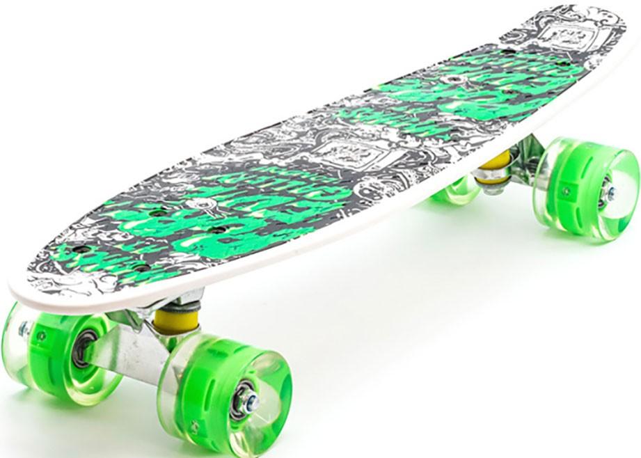 Skateboard New World YB-103 Graffiti Green