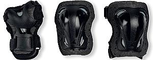 Echipament de protectie Rollerblade  Skate Gear Junior 3 Pack XXS Black (069P0200100)