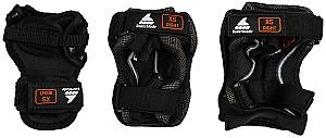 Echipament de protectie Rollerblade  Skate Gear Junior 3 Pack XXS Black (069P0200100)