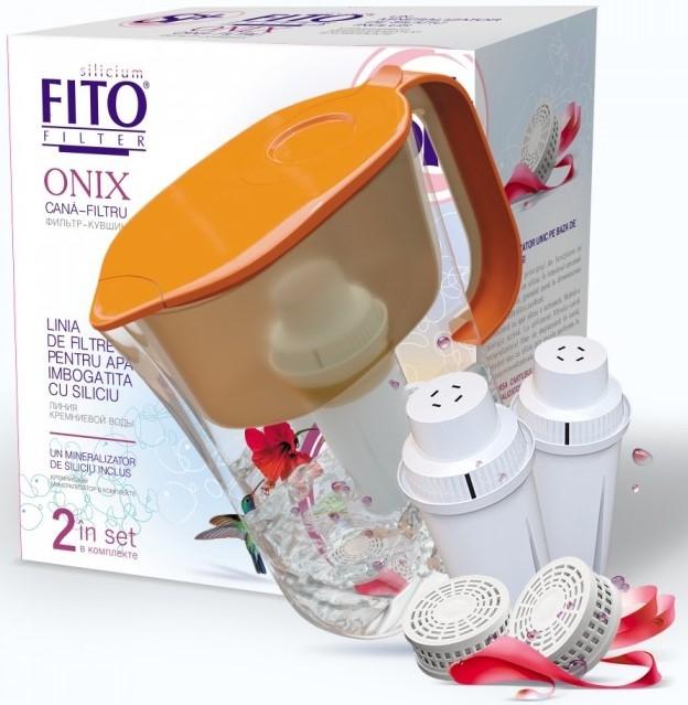 Cană filtrantă pentru apă Fito Filter Onix SI+ Orange