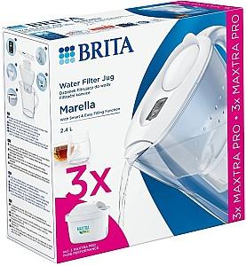 Cană filtrantă pentru apă BRITA Marella White 3X Filter