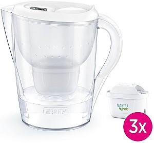 Cană filtrantă pentru apă BRITA Marella XL White 3X Filter