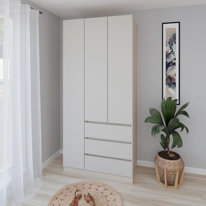 Dulap Smartex N15 100 cm Stejar Deschis / Cașmir