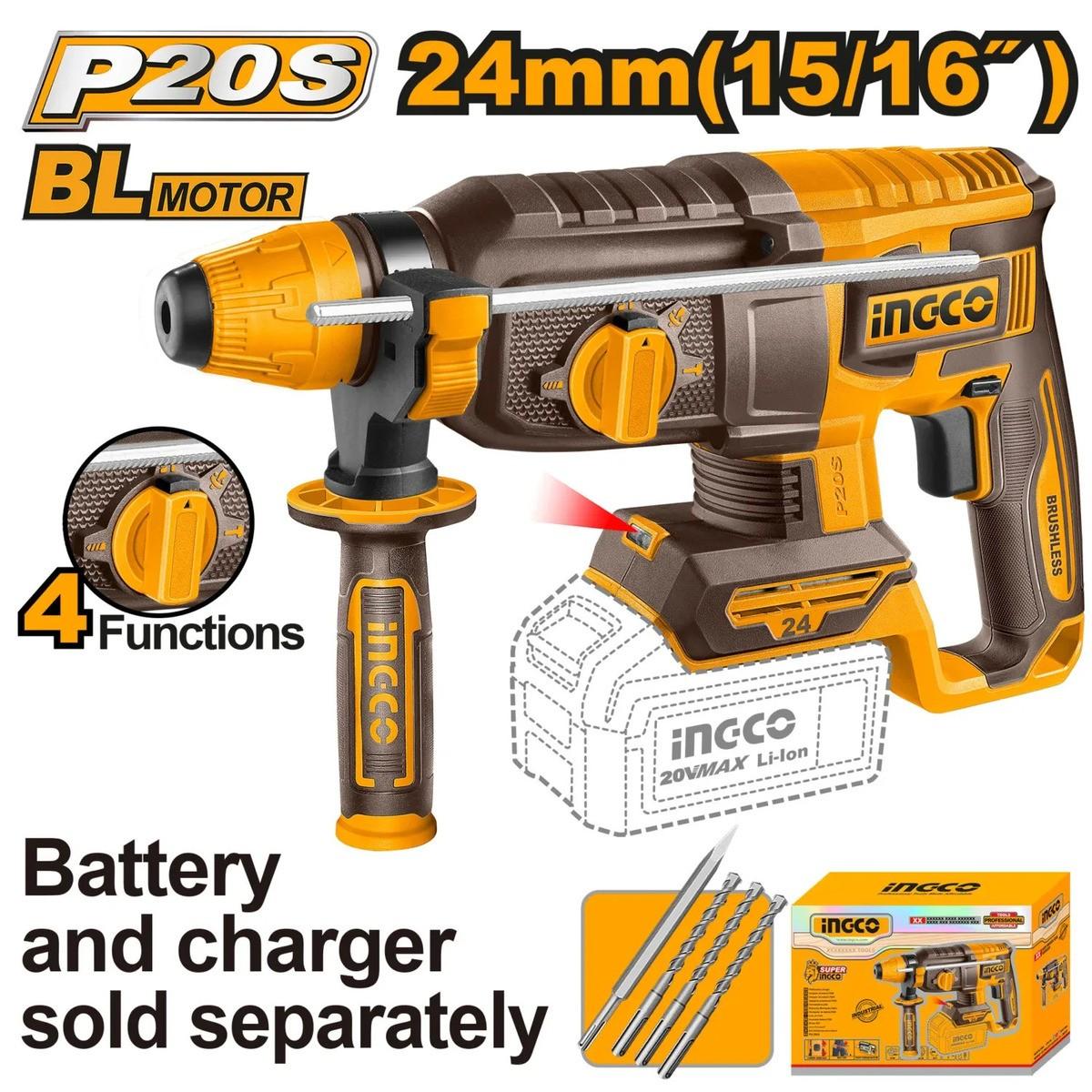 Ciocan rotopercutor INGCO CRHLI20248