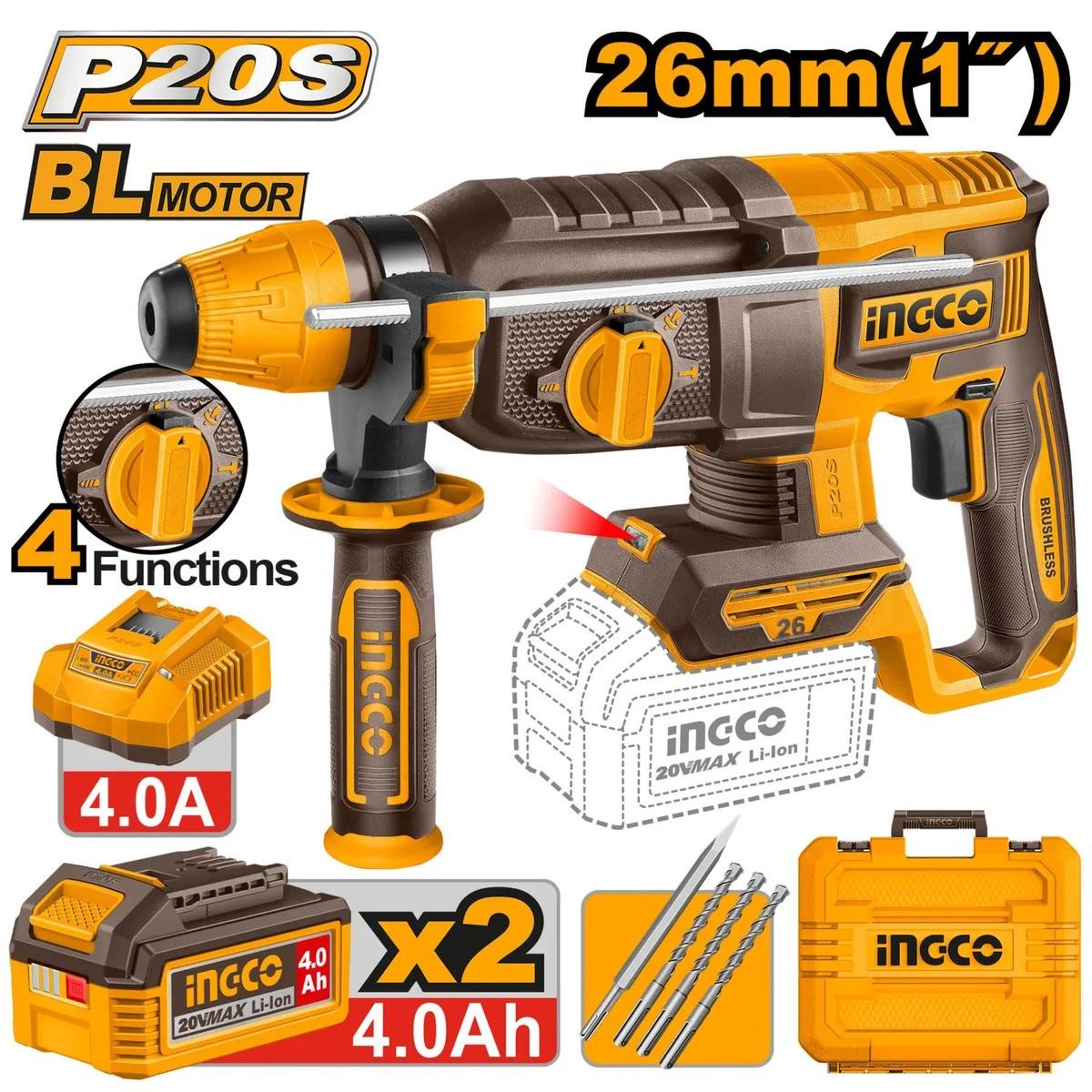 Ciocan rotopercutor INGCO CRHLI262085