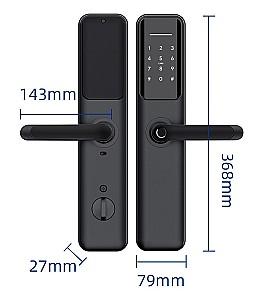 Incuietor inteligent TTTLOCK H9 Black