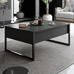Masuta de cafea, reviste Hanah Home Luxe Anthracite Black