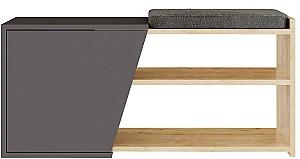 Dulap pentru incaltaminte Hanah Home Fiona Oak Anthracite