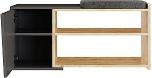 Dulap pentru incaltaminte Hanah Home Fiona Oak Anthracite
