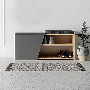 Dulap pentru incaltaminte Hanah Home Fiona Oak Anthracite