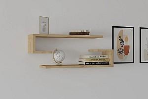 Raft de perete Hanah Home Eldo Sapphire Oak