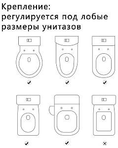 Сolac wc copii 4Play AT164 Grey