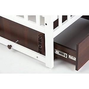 Patut copii Eucalyptus Charlene-Combi Premium (DS-302) Vanilie/Nucă