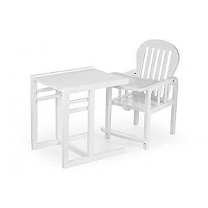 Scaun de masa multifunctional Eucalyptus Holly (DS2-M01) Alb