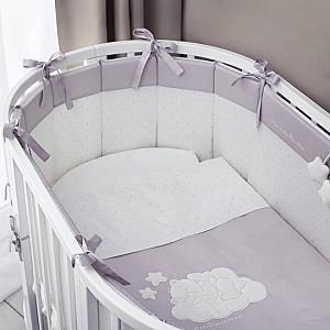 Lenjerie de pat Perina Bambino Oval (BBO6.2-125x75) Gray