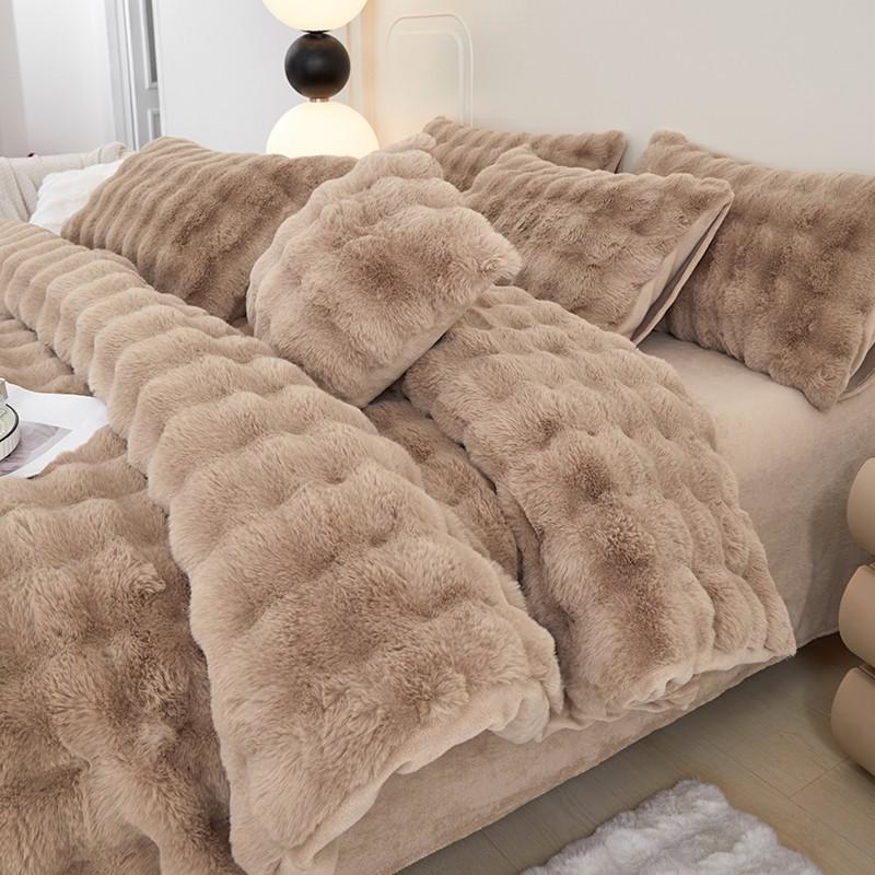 Albituri de pat Relaxe Home Puffed Dreams 200x230 cm Brown