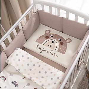 Lenjerie de pat Perina Bonjour Bebe (BB3-01.1) Beige