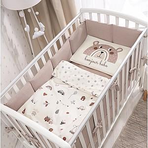 Lenjerie de pat Perina Bonjour Bebe (BB3-01.1) Beige