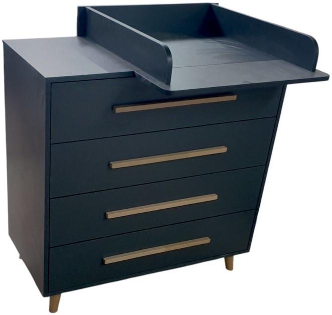 Comoda copii Eucalyptus Napoli90 (DSK-N804) Graphite