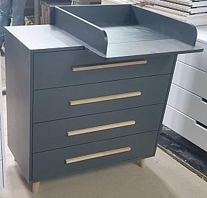 Comoda copii Eucalyptus Napoli90 (DSK-N804) Graphite
