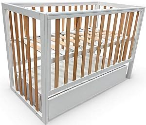 Patut copii Eucalyptus Mia Premium Elite Transversal (DS-406) Alb/Natural
