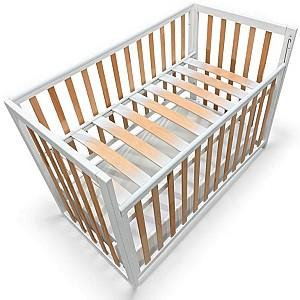 Patut copii Eucalyptus Mia Premium Elite Transversal (DS-406) Alb/Natural