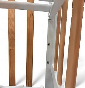 Patut copii Eucalyptus Mia Premium Elite Transversal (DS-406) Alb/Natural