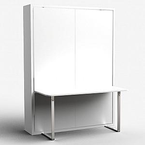 Pat rabatabil Flat Tango 140x200 Alb