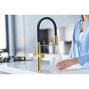 Baterie pentru lavoar Invena Perisa Gold