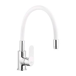 Baterie pentru lavoar Invena Joga White/Chrome