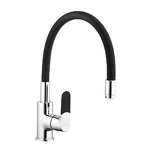 Baterie pentru lavoar Invena Joga Black/Chrome