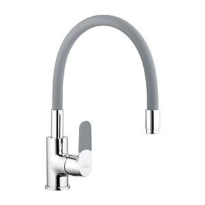 Baterie pentru lavoar Invena Joga Grey/Chrome