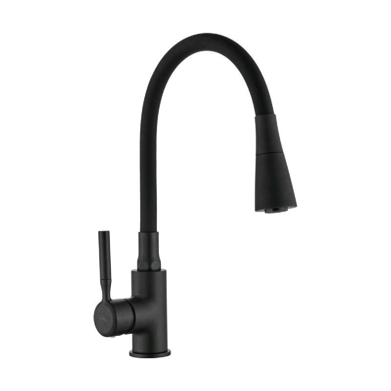 Baterie pentru lavoar Invena Hula Plus Black