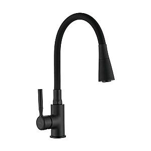 Baterie pentru lavoar Invena Hula Plus Black