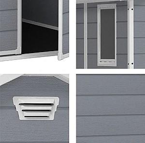 Casuta de gradina Keter Manor Pent 4x6 Grey (56113)