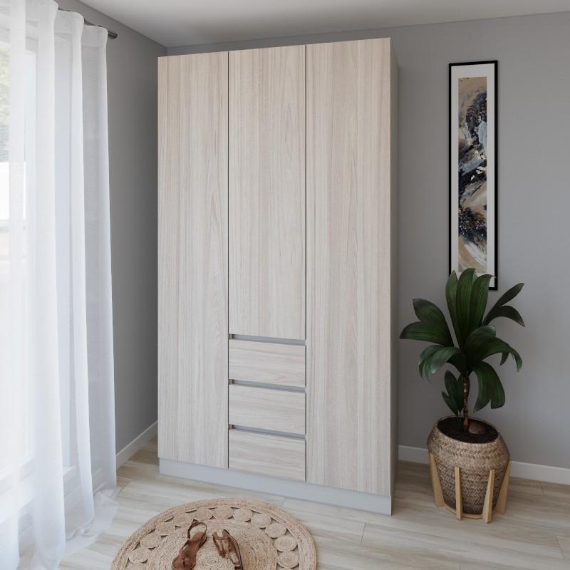 Dulap Smartex N16 140 cm Cașmir / Stejar Deschis