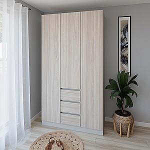 Dulap Smartex N16 140 cm Cașmir / Stejar Deschis