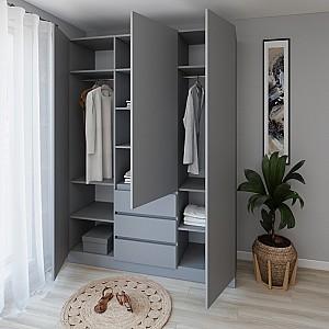Dulap Smartex N16 160 cm Grafit