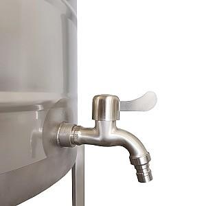 Butoi de inox IPS GROUP Inox cu robinet inox 250 L