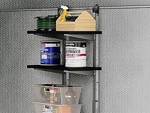 Rafturi pentru depozitare Keter Shelving Kit 100 Black