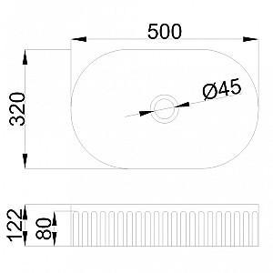 Lavoar baie Invena CE-63-W01-L