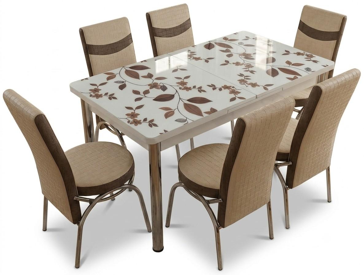 Set de masa si scaune Kelebek ES-45 (6 scaune)