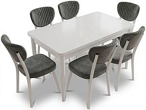 Set de masa si scaune Kelebek ES-4004 (6 scaune)
