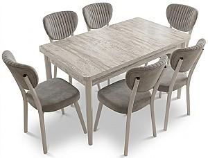 Set de masa si scaune Kelebek ES-4008 (6 scaune)