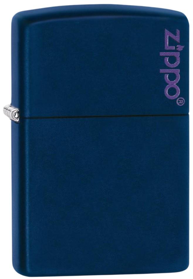 Bricheta Zippo Classic Matte Navy Logo 239ZL