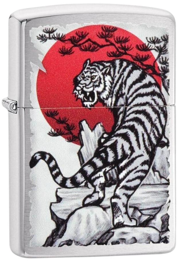 Bricheta Zippo Asian Tiger Design 29889 200