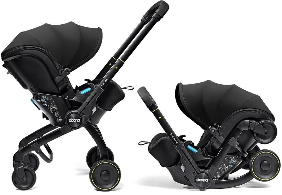 Scaun auto copii Doona X i-Size 2in1 Nitro Black