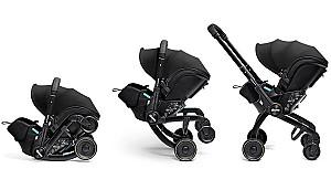 Scaun auto copii Doona X i-Size 2in1 Nitro Black