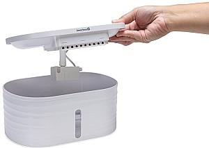 Dozator de mancare caine si miti Beeztees Sef White (410320)