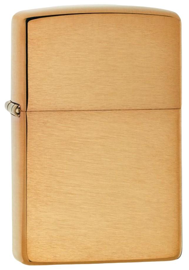 Bricheta Zippo Brushed Fin Brass 204B